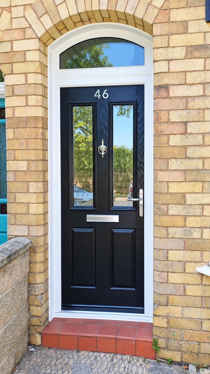 Door with arched fanlight