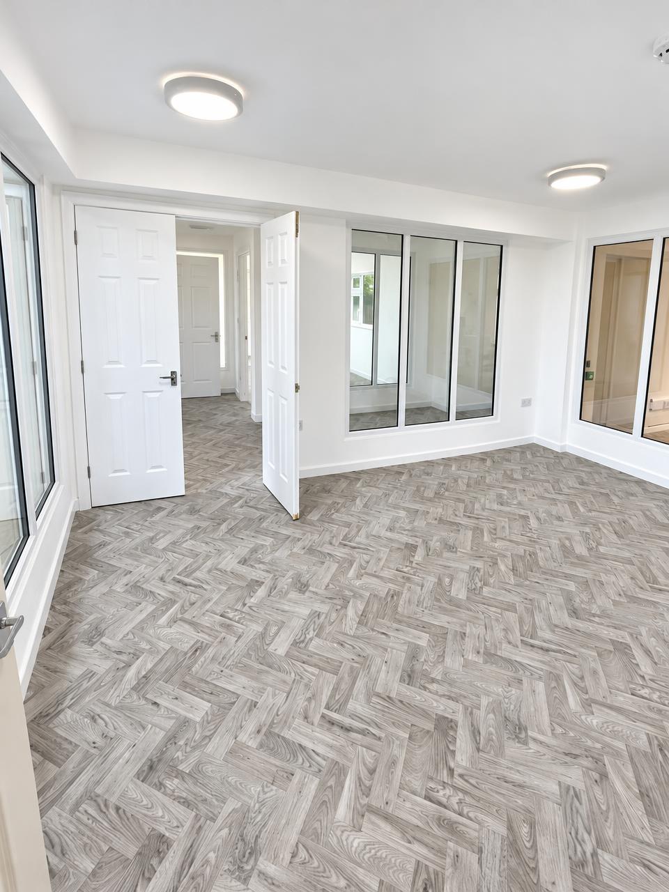 Finished extension interior