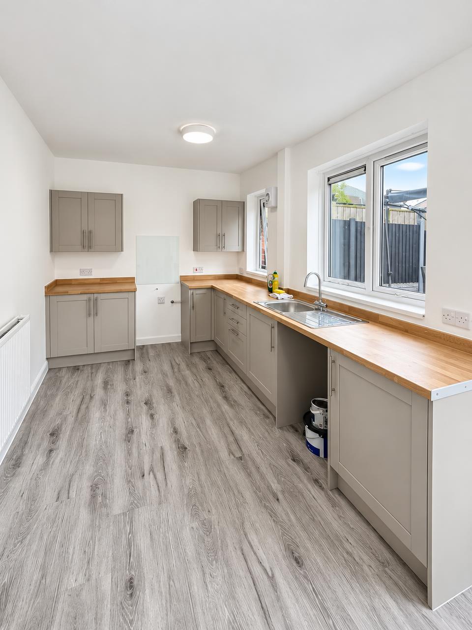 Open kitchen space